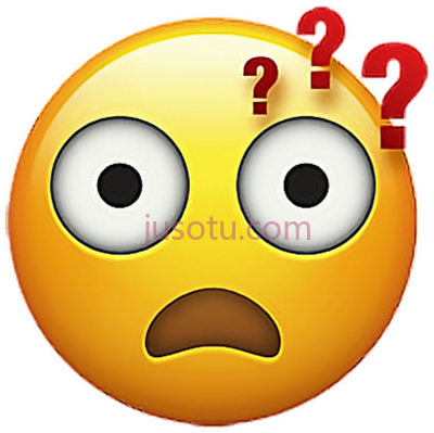 困惑,confused smiley omg PNG
