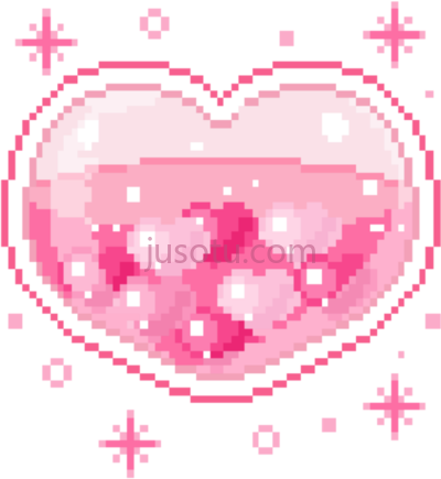 可爱卡瓦伊粉彩心,cute kawaii pastel PNG