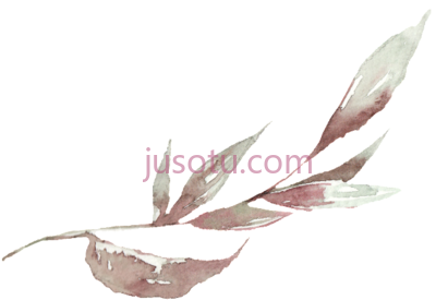 水墨树叶,creative ink painting red pine PNG