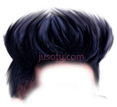 头发,one side PNG