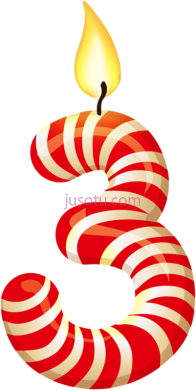 生日蜡烛,candles happy 3 PNG