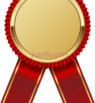 红框金牌证书,gold medal red frames certificate PNG