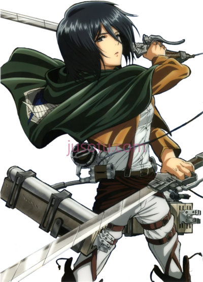 进击的巨人,attack on titan mikasa PNG