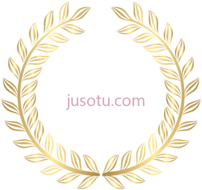 金桂冠,gold laurel wreath PNG