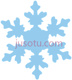 水晶雪花PNG