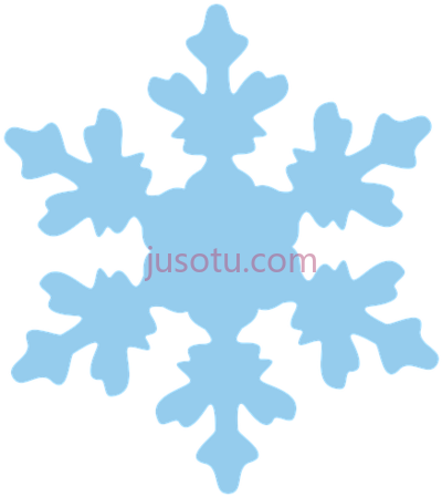 水晶雪花,crystal snowflake PNG