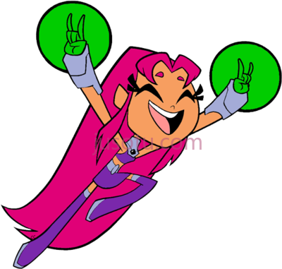 少年泰坦出击,teen titans go starfire PNG