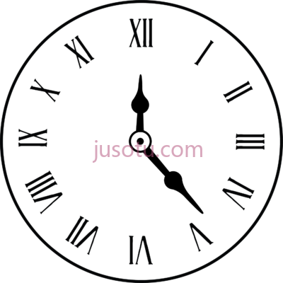 罗马数字时钟,alarm clock roman numerals PNG