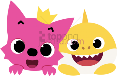 鲨鱼宝宝,baby shark pink PNG