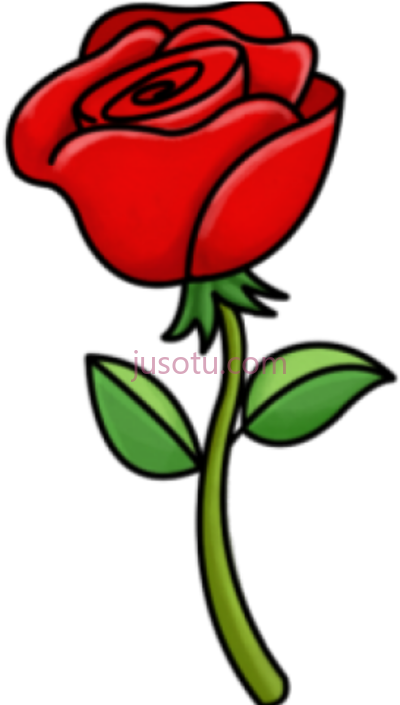 红玫瑰,red rose PNG