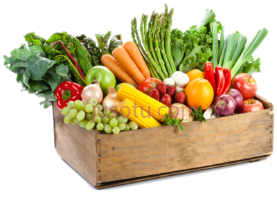 水果蔬菜,box fruit and vegetables PNG