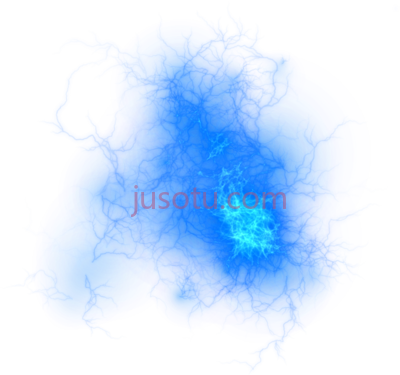 蓝色闪电,blue lightning fire PNG