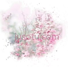 粉花景观,flower PNG