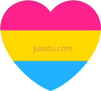 泛性恋,pansexualheart discord pansexual PNG