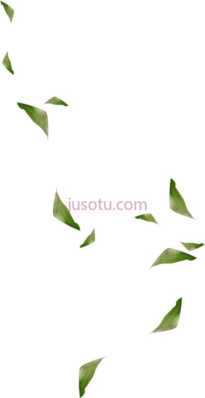 绿叶落叶,green leaf leaves falling decoration PNG