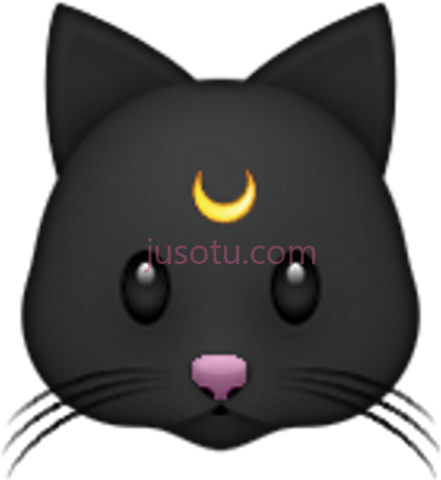 猫咪,cat kitty sailormoon luna black PNG