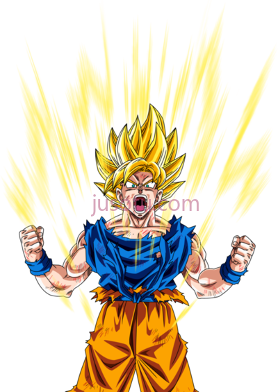 超级赛亚人,goku by maffof up super saiyan PNG