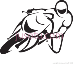 摩托车黑白标志PNG