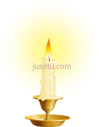 白烛,white candle PNG