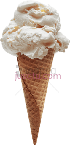 香草冰淇淋筒PNG