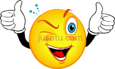 微笑,emoji happy wink smiley face thumbs up PNG