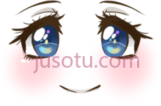 可爱的脸微笑女孩眼睛PNG