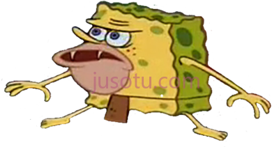 海绵宝宝,thumb caveman spongebob meme blank PNG