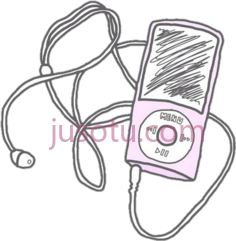 粉色音乐耳机PNG