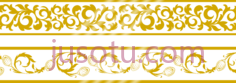 金色蕾丝边框PNG