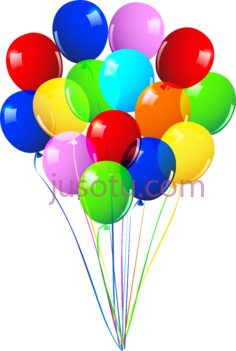 生日快乐气球PNG