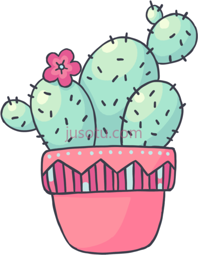 仙人掌可爱,cactus adorable cute PNG