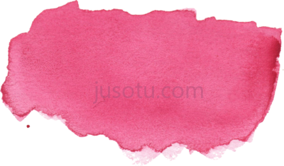 粉色水彩笔触,pink watercolor brush stroke PNG