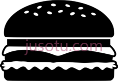 芝士汉堡PNG