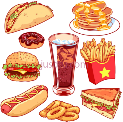 汉堡包快餐,library hamburger fast food cartoon PNG