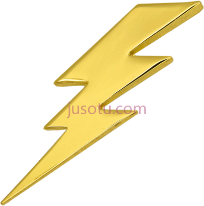 闪电,ning pin gold symbol PNG
