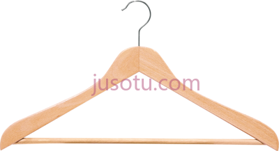 木衣架,wooden hanger PNG