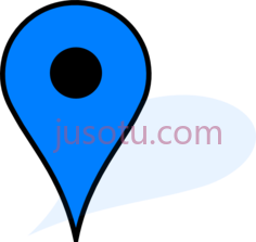 地图蓝色图钉标记,图标 PNG