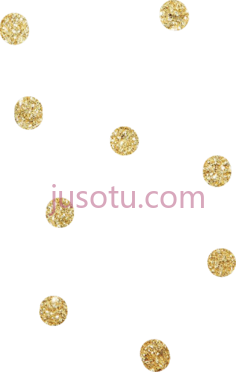 金色圆点闪烁PNG