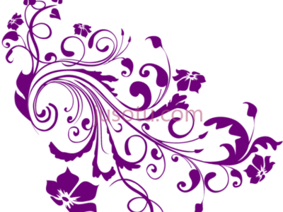 漩涡彩色结婚卡边角,swirls colored wedding corner PNG