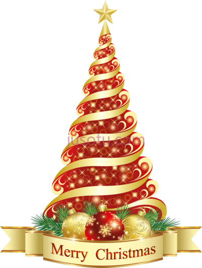 圣诞树,vintage merry tree PNG
