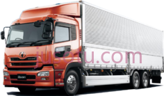 橙色集装箱卡车PNG