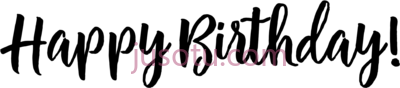 生日快乐,fonts PNG