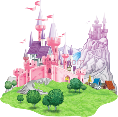 迪士尼城堡,belle princess aurora ariel castle PNG
