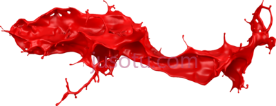 红色油漆飞溅,red paint splash PNG