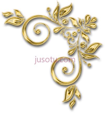 金色角,golden PNG