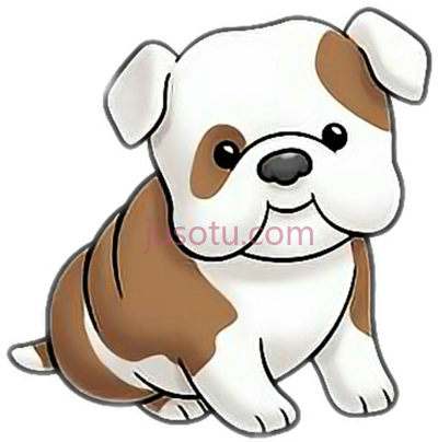 狗犬,dog bulldog puppy cartoon cute PNG