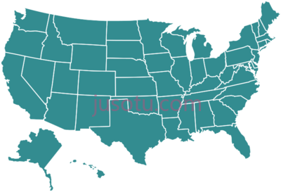 美国地图,united states map america gray PNG