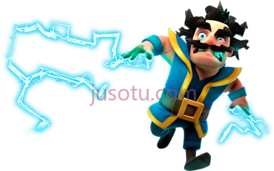 魔术师,mago clash royale hundred electro wizard PNG