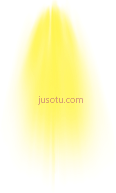 黄色太阳光束,yellow sun beam PNG