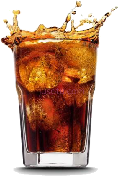 杯子苏打制冷,refrigerante soda in a cup PNG